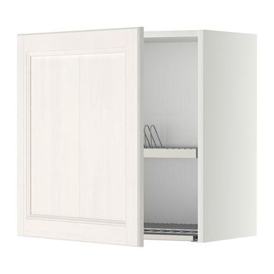 МЕТОД Шкаф навесной с сушкой - 60x60 см, Лаксарби белый, белый