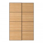 ФЬЕЛЬХАМАР Пара раздвижных дверей - 150x236 см, устройство д/плавн закрывания