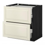 МЕТОД / ФОРВАРА Наполн шк 2 фрнт/3 средн ящ - под дерево черный, Будбин белый с оттенком, 80x60 см МЕТОД / ФОРВАРА Наполн шк 2 фрнт/3 средн ящ - под дерево черный, Будбин белый с оттенком, 80x60 см