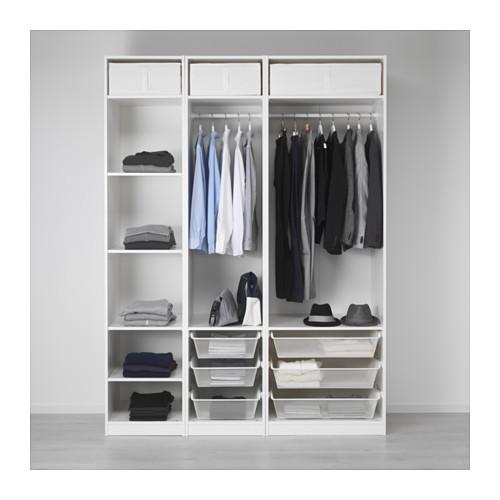 PAX гардероб белый