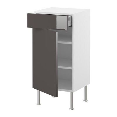 ФАКТУМ Напольн шкаф с полкой/ящиком/дверью - Абстракт серый, 40x37 см ФАКТУМ Напольн шкаф с полкой/ящиком/дверью - Абстракт серый, 40x37 см