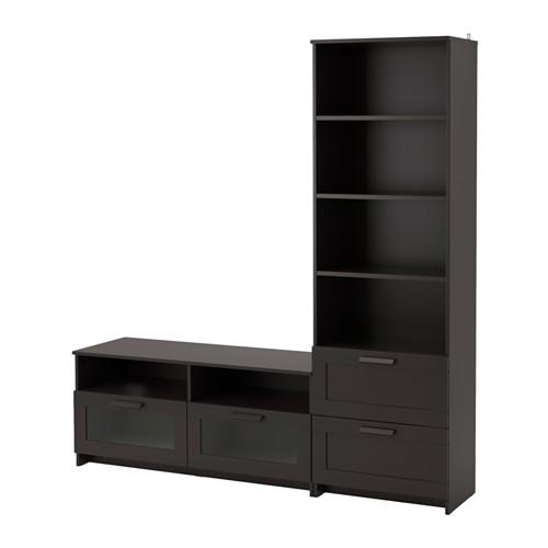 БРИМНЭС Шкаф для ТВ, комбинация - черный БРИМНЭС Шкаф для ТВ, комбинация - черный