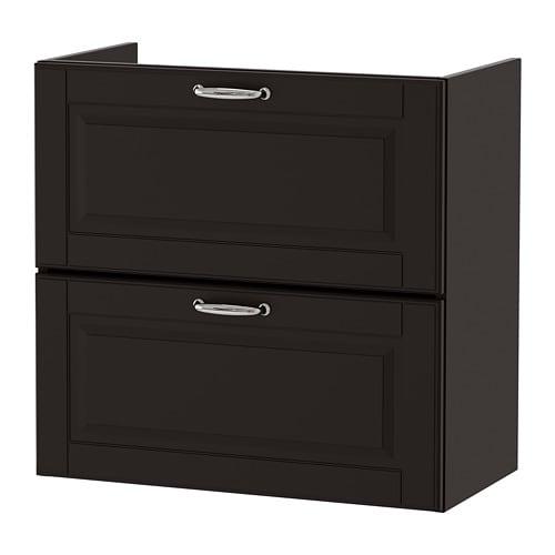 ГОДМОРГОН Шкаф для раковины с 2 ящ - Кашён темно-серый