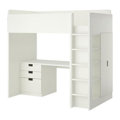 opener Overblijvend majoor STUVA loft bed / 3 box / 2 doors - white, 197x99x207 cm (s79048202) -  reviews, price comparison