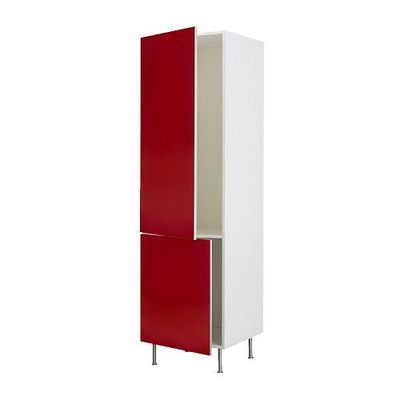 ФАКТУМ Высок шкаф д холодильн/мороз - Абстракт красный