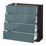 METOD/MAXIMERA напольн шкаф 4 фронт панели/4 ящика METOD/MAXIMERA напольн шкаф 4 фронт панели/4 ящика