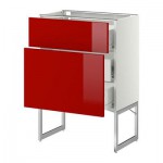 МЕТОД / ФОРВАРА Наполн шк 2 фрнт/3 средн ящ - 60x37x60 см, Рингульт глянцевый красный, белый МЕТОД / ФОРВАРА Наполн шк 2 фрнт/3 средн ящ - 60x37x60 см, Рингульт глянцевый красный, белый