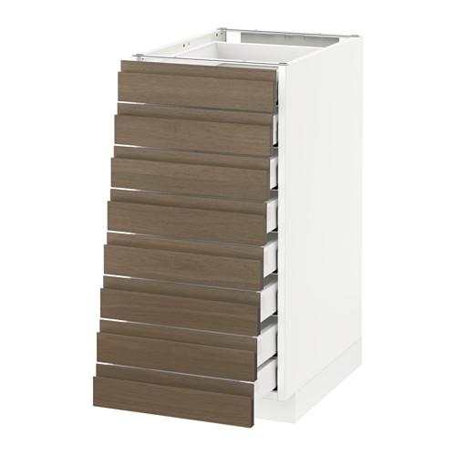 METOD/MAXIMERA наполн шкаф 8 фронт/8 низк ящиков оцинковка METOD/MAXIMERA наполн шкаф 8 фронт/8 низк ящиков оцинковка