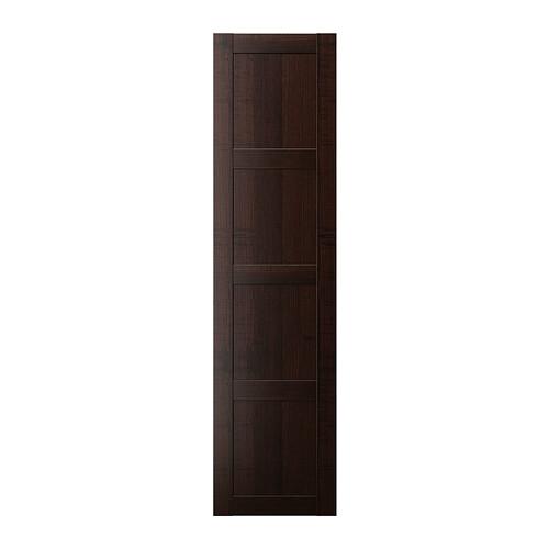 BERGSBO дверца с петлями черно-коричневый 49.5x194.6 cm