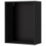 МЕТОД Каркас навесного шкафа - под дерево черный, 80x37x100 см
