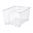 SAMLA контейнер с крышкой прозрачный 78x56x44 cm