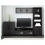 БРИМНЭС Шкаф для ТВ, комбинация - черный