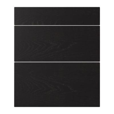 НЕКСУС Фронтальная панель ящика,3 штуки - коричнево-чёрный, 40x70 см