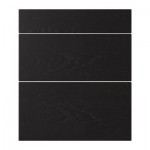 НЕКСУС Фронтальная панель ящика,3 штуки - коричнево-чёрный, 80x70 см