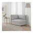 VALLENTUNA секция дивана со спинкой Оррста светло-серый