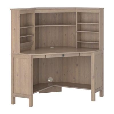 ХЕМНЭС Рабочее место, угловое - серо-коричневый