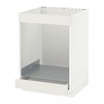 МЕТОД / ФОРВАРА Напол шк д/вароч панели+духовки/ящ - белый, Веддинге белый МЕТОД / ФОРВАРА Напол шк д/вароч панели+духовки/ящ - белый, Веддинге белый