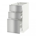 METOD/MAXIMERA напольный шкаф с 3 ящиками METOD/MAXIMERA напольный шкаф с 3 ящиками