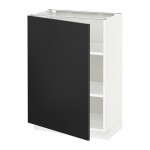 МЕТОД Напольный шкаф с полками - белый, -, 60x37 см МЕТОД Напольный шкаф с полками - белый, -, 60x37 см