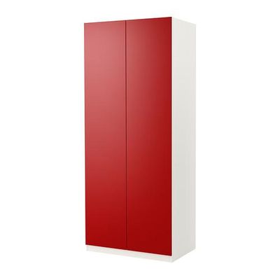 Fluisteren galblaas veronderstellen PAX Garderobe 2-deur - Pax Tane rood, wit, 100x37x236 cm, standaard  scharnieren (s89905655) - reviews, prijsvergelijkingen