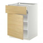 МЕТОД / ФОРВАРА Напольн шкаф двр/фр пнл/плк/2низ ящ - белый, Тингсрид под березу, 60x60 см МЕТОД / ФОРВАРА Напольн шкаф двр/фр пнл/плк/2низ ящ - белый, Тингсрид под березу, 60x60 см