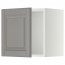 МЕТОД Шкаф навесной - белый, Будбин серый, 40x40 см