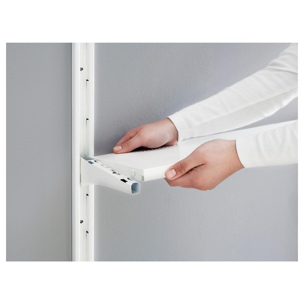 ALGOTH Shelf metal white, 40x18 cm (002.185.89) reviews, price