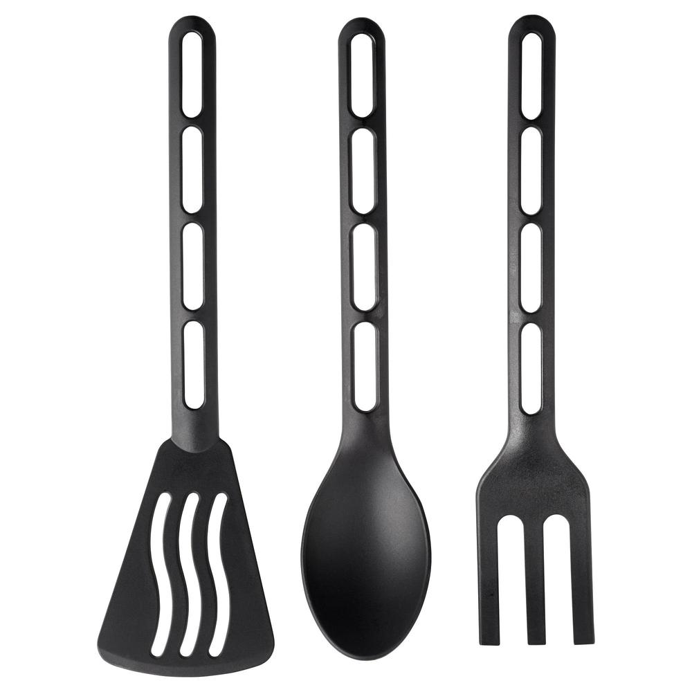 GNARP utensili da cucina, 3 pezzi, nero - IKEA Italia