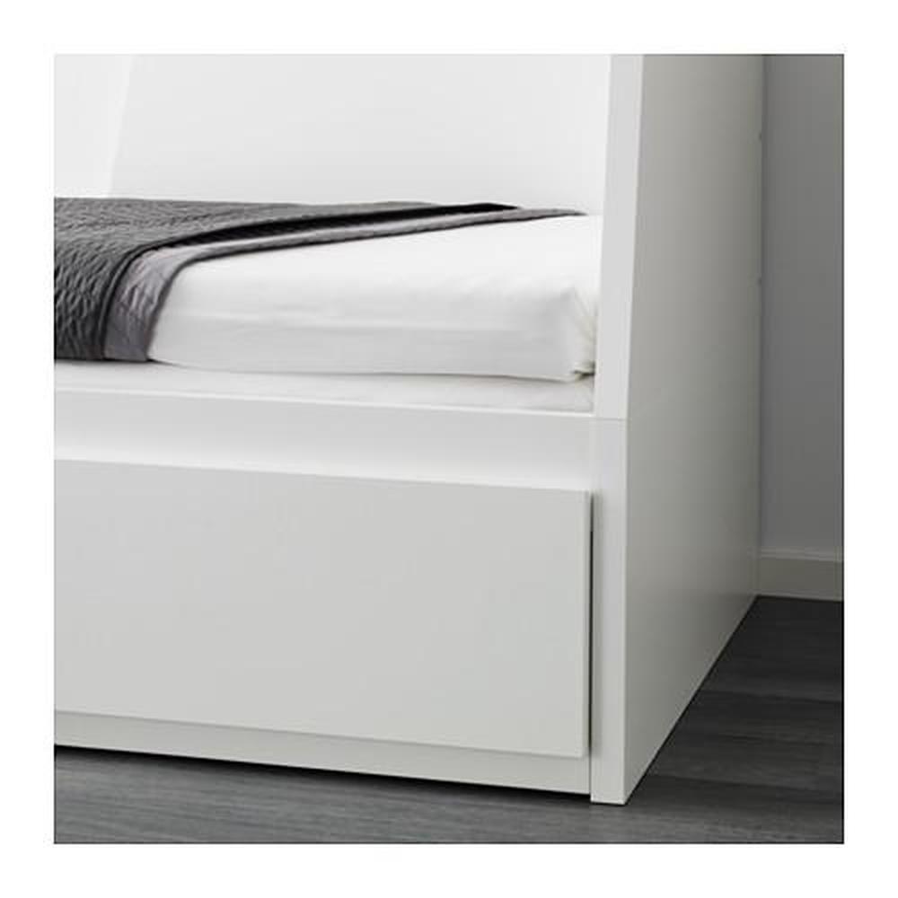 fort partner Mam FLEKKE bed frame with 2 drawers white (003.201.34) - reviews, price, where  to buy