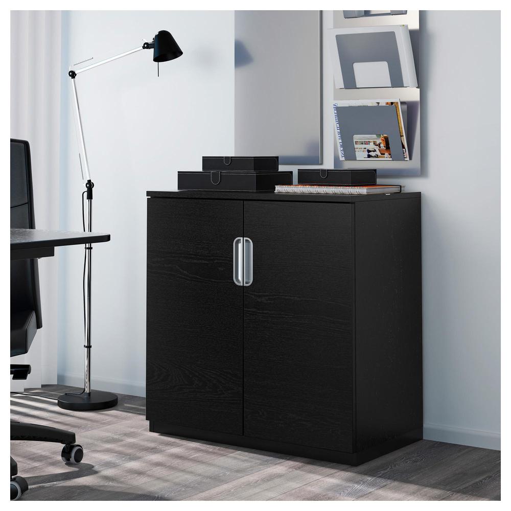 ongerustheid chaos bedelaar GALANT Cabinet with doors - black and brown (003.380.49) - reviews, price,  where to buy