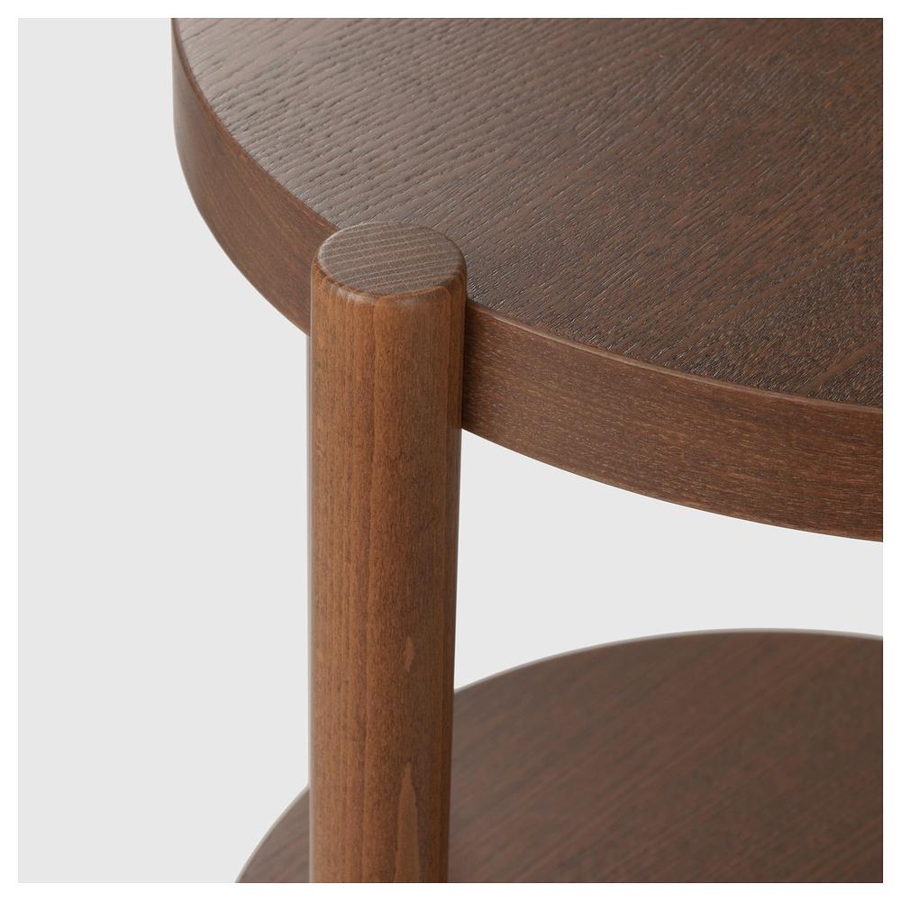 LISTERBY mesa auxiliar, chapa roble, 50 cm - IKEA