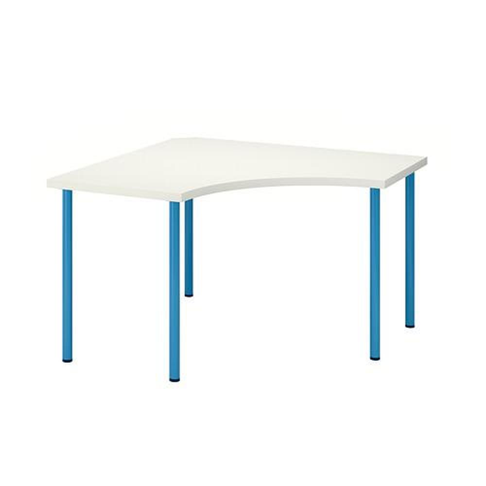 LINNMON / ADILS mesa esquinera blanco / azul - opiniones, precio, donde comprar