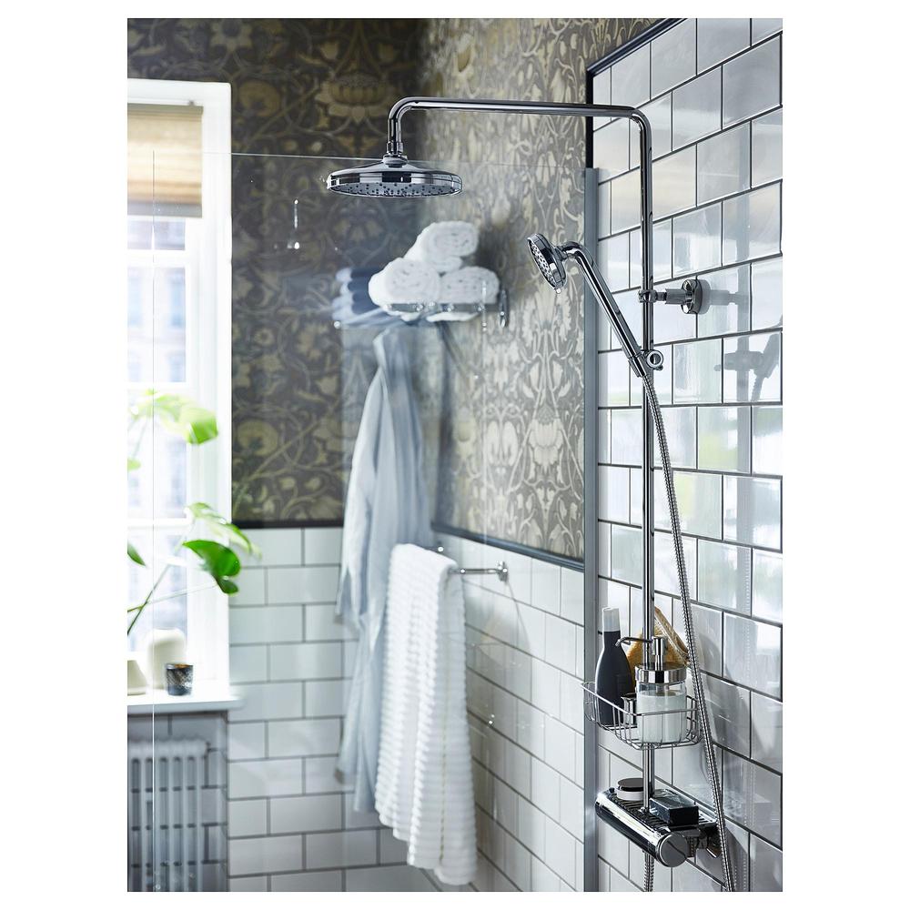 VALLAMOSSE Mitigeur thermostatique pour douche, chromé, 150 mm - IKEA
