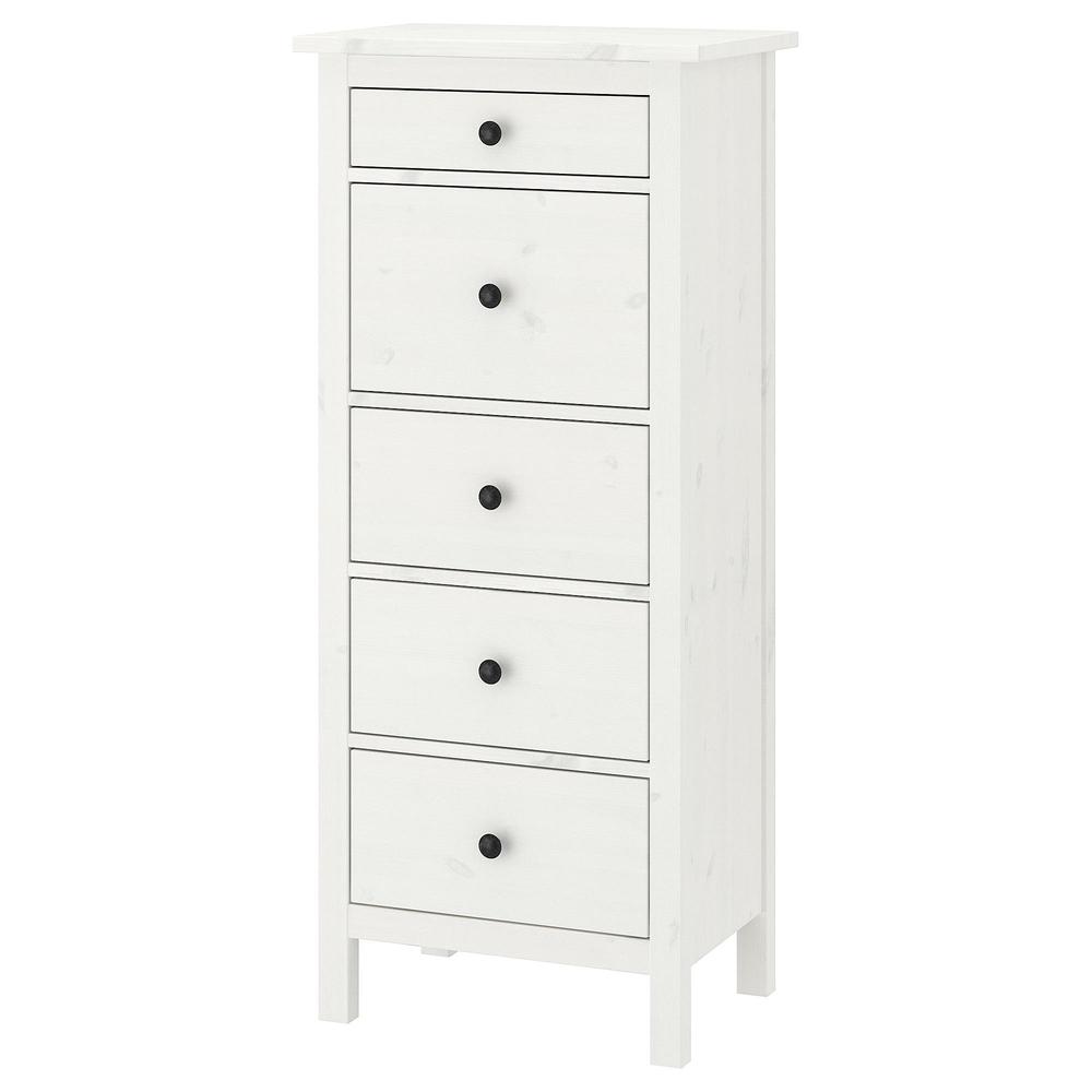 HEMNES Ladenkast 5 lades - witte vlek (203.684.36) - recensies, prijs, waar te koop