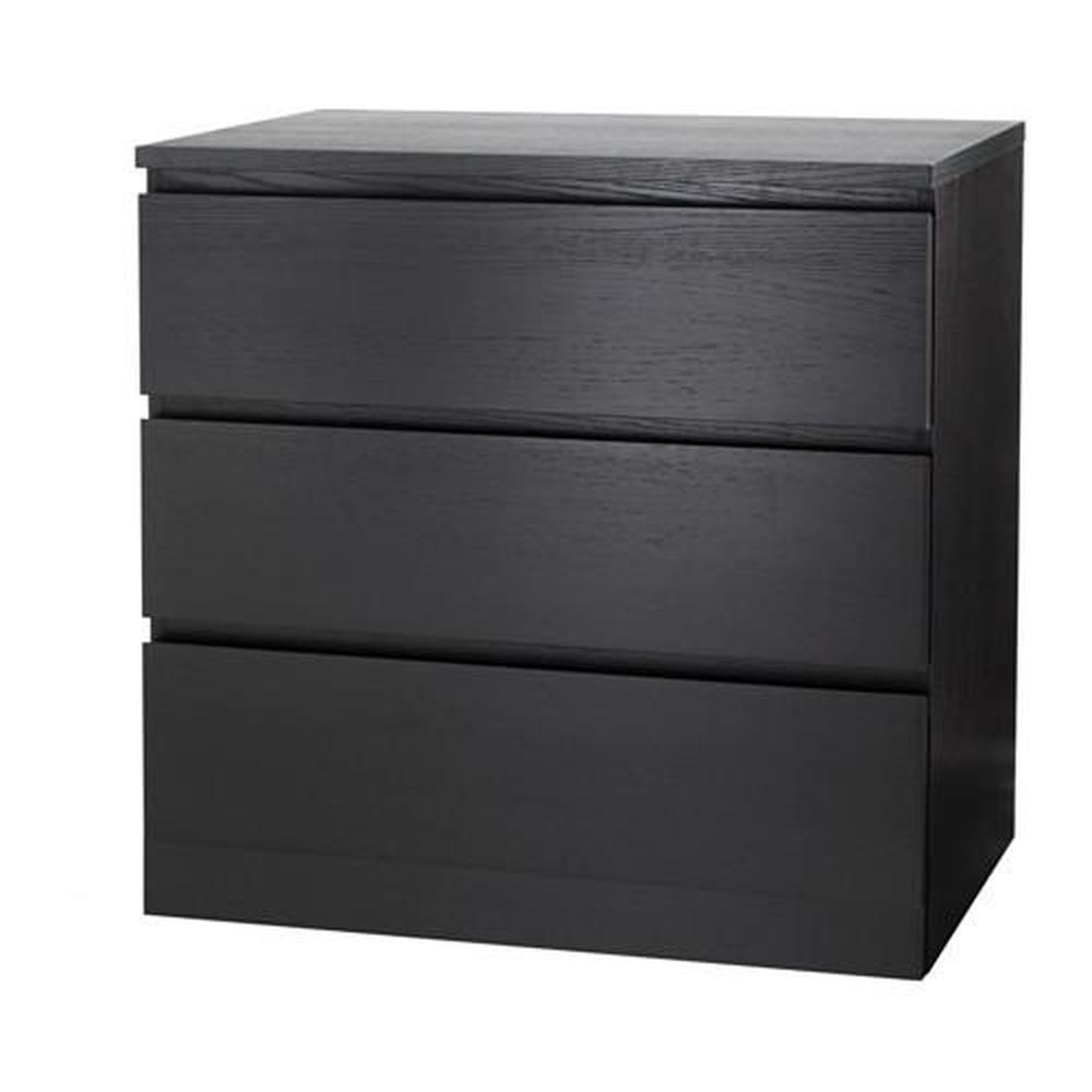 Malm Chest Of Drawers With 3, Ikea Malm Dresser Instructions 3 Drawer