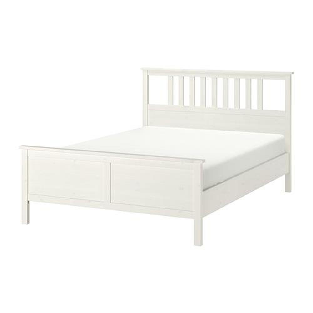 Kaal Verzending Met opzet HEMNES bed frame white stain / Lonset 160x200 cm (290.190.56) - reviews,  price, where to buy