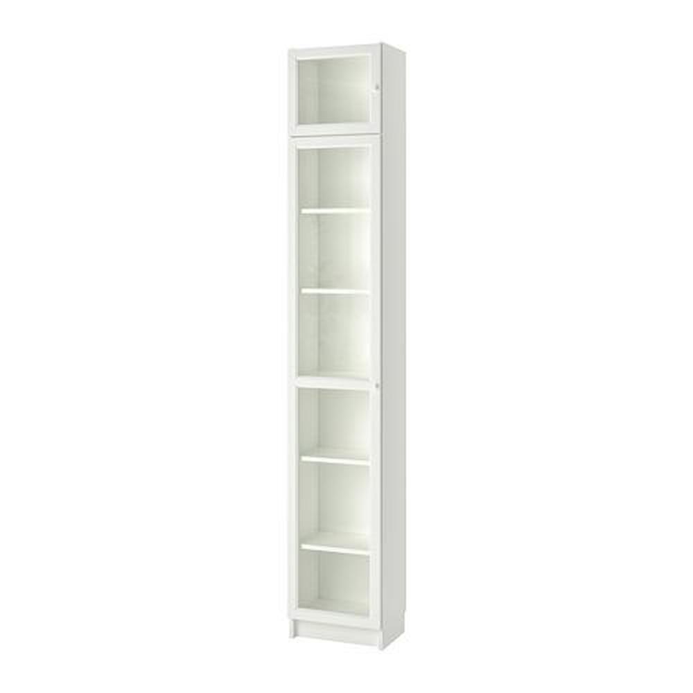 Billy Oxberg Bookcase With Glass Door, Ikea Billy Oxberg Bookcase With Glass Doors Black Frame