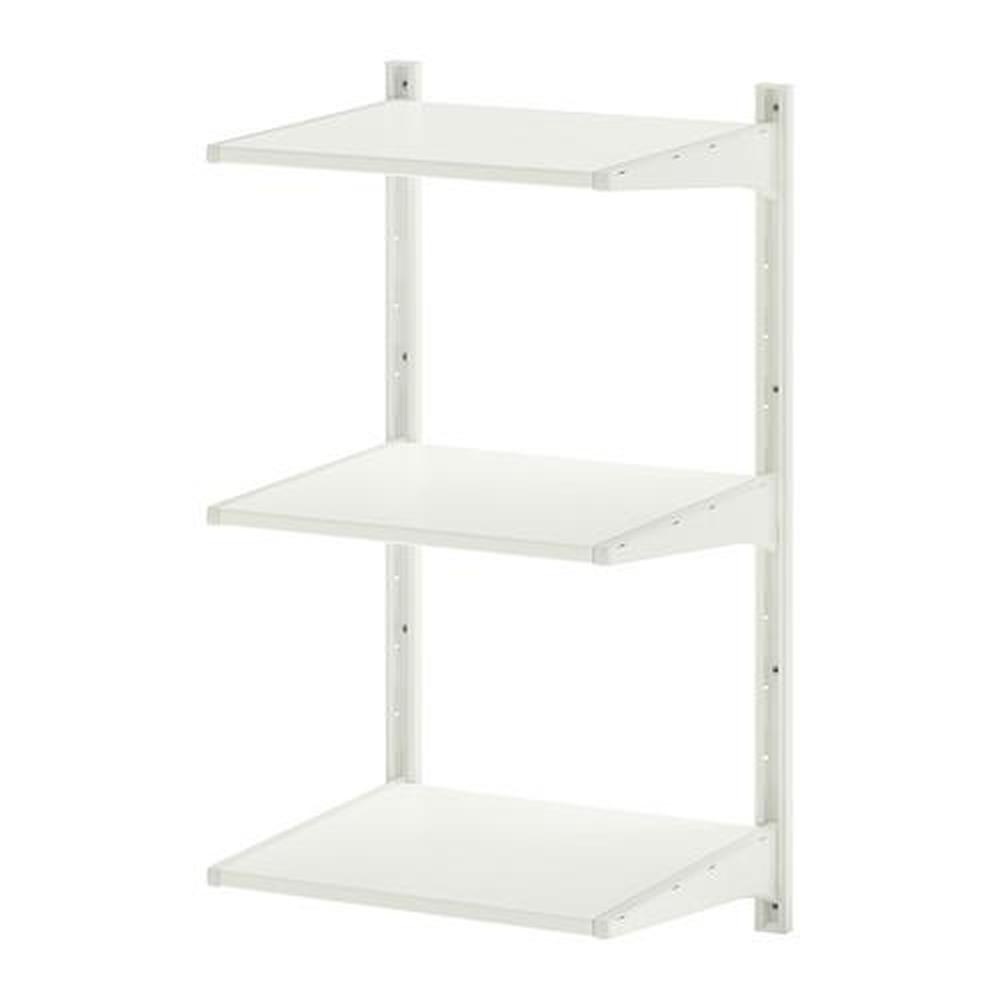 fornuft Rosefarve ihærdige ALGOT wall rail / shelf white 45x40x84 cm (299.038.00) - reviews, price,  where to buy