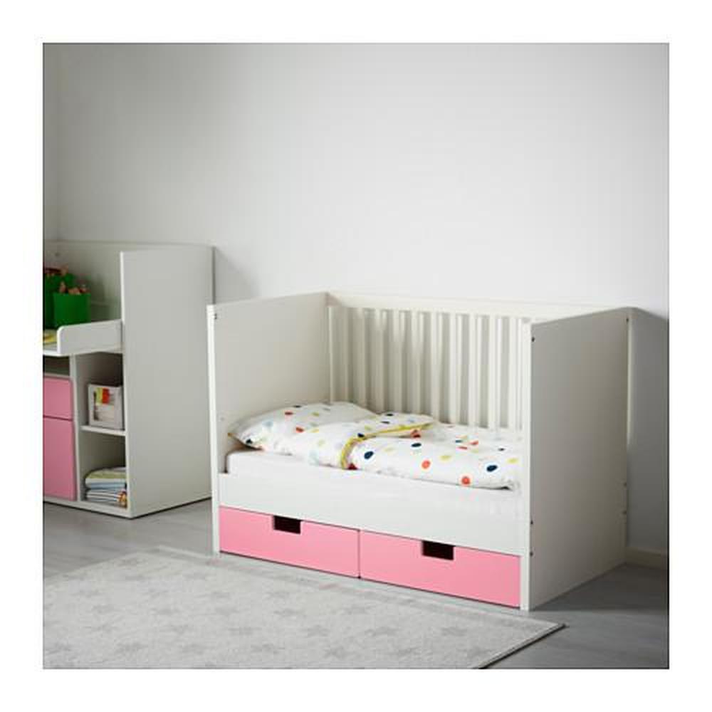 Artefact bodem Oost STUVA baby bed with drawers pink (299.283.01) - reviews, price, where to buy