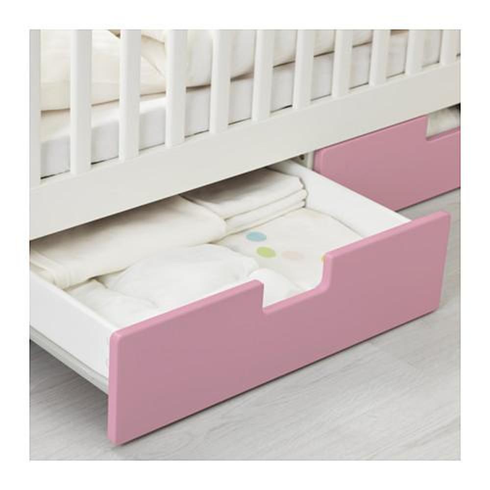 Evolueren Eeuwigdurend Maand STUVA baby bed with drawers pink (299.283.01) - reviews, price, where to buy