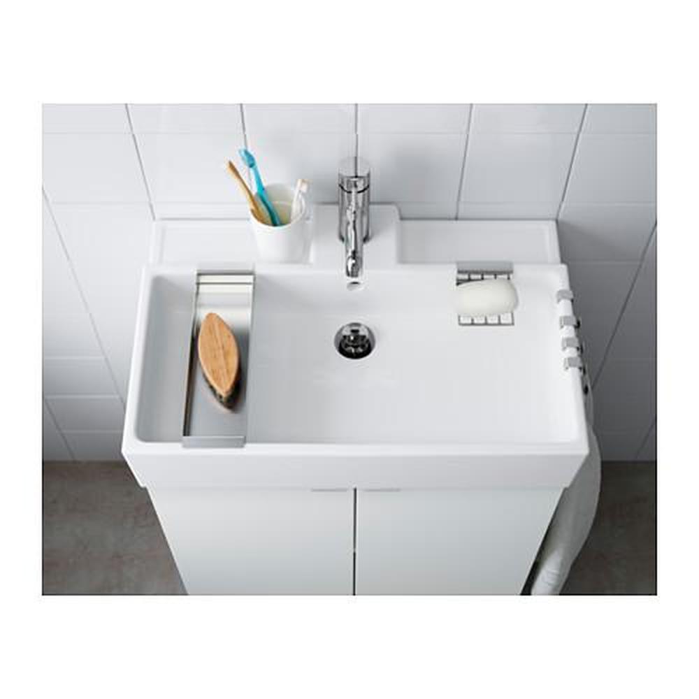 String string Zonnebrand Meisje LILLÅNGEN single sink white 61x40.5 cm (301.354.32) - reviews, price, where  to buy