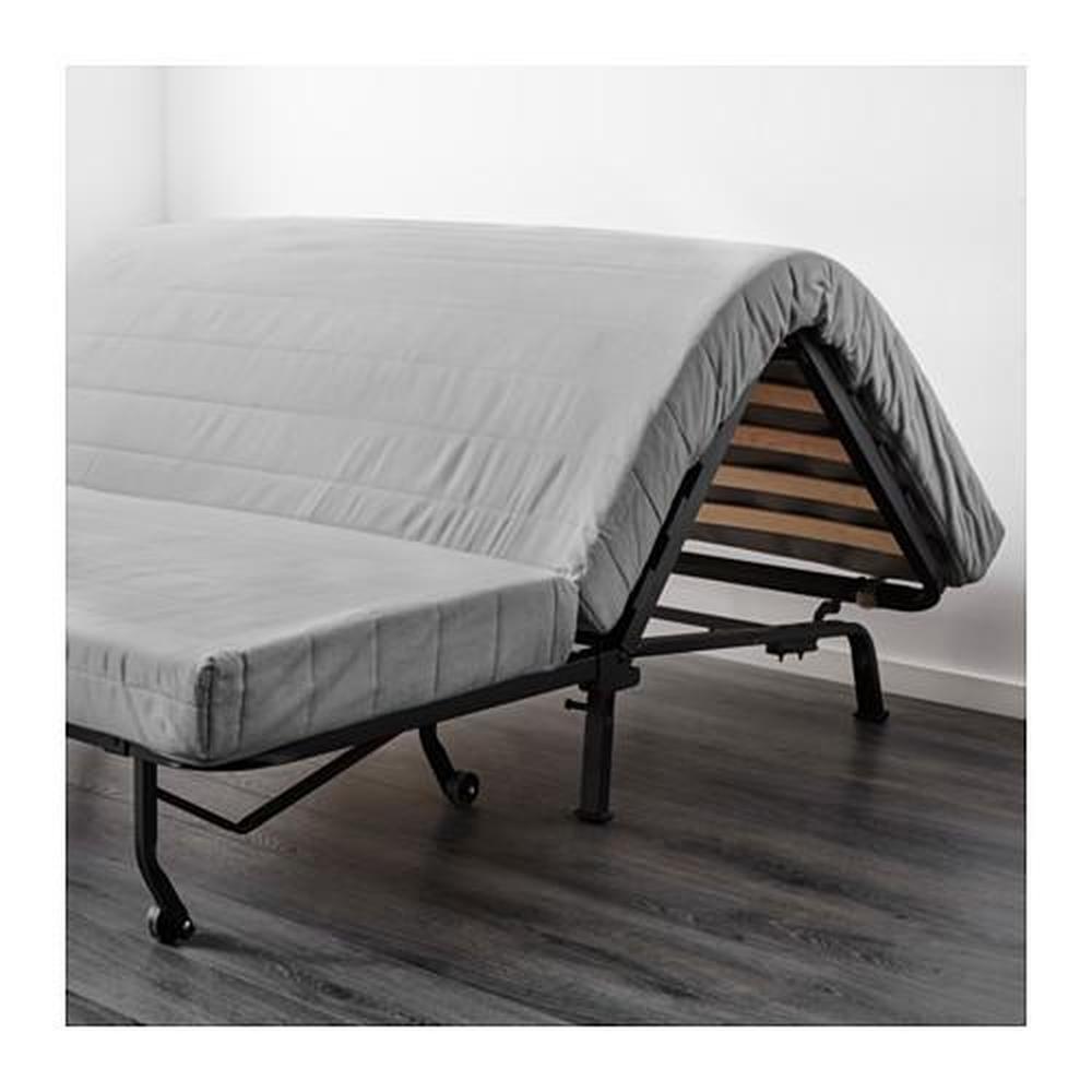LYCKSELE LÖVÅS sofá cama 2-asiento Ebarp negro / blanco (391.498.92) -  opiniones, precio, dónde comprar