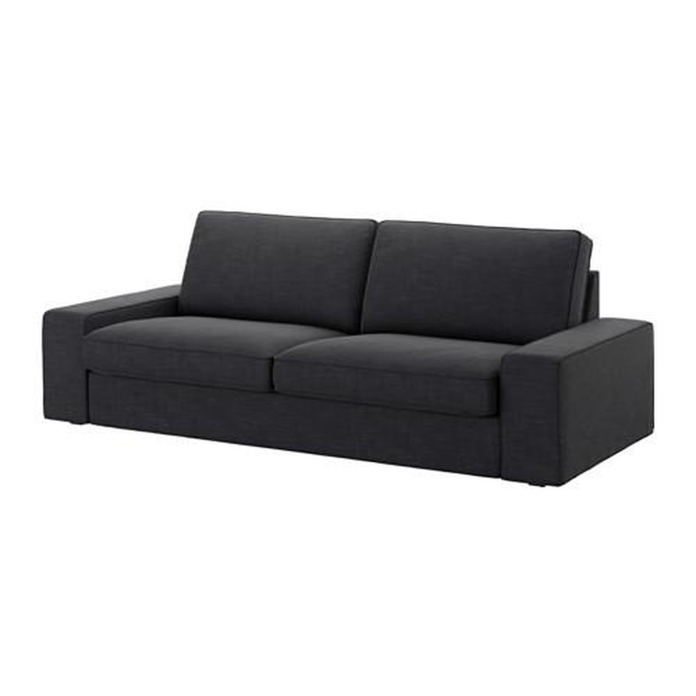 Papá Eficacia Sin sentido KIVIK sofá 3-asiento gris oscuro (391.936.77) - opiniones, precio, dónde  comprar