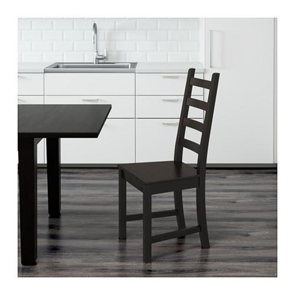 Neerduwen ik ben trots Klaar KAUSTBY chair brown-black (401.822.44) - reviews, price, where to buy