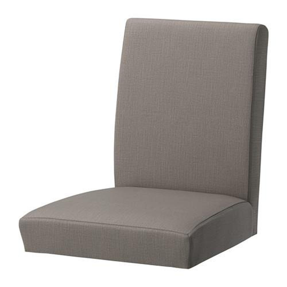 IKEA Set of 2 New Covers for Ikea Henriksdal Chairs in Nolhaga Grey-Beige 903.016.35 