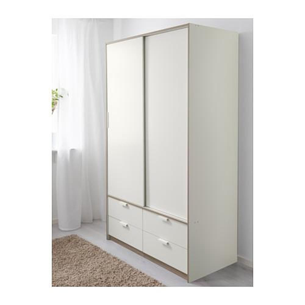 Kwestie Alarmerend Gelach TRYSIL wardrobe with sliding doors / 4 box (403.087.76) - reviews, price,  where to buy