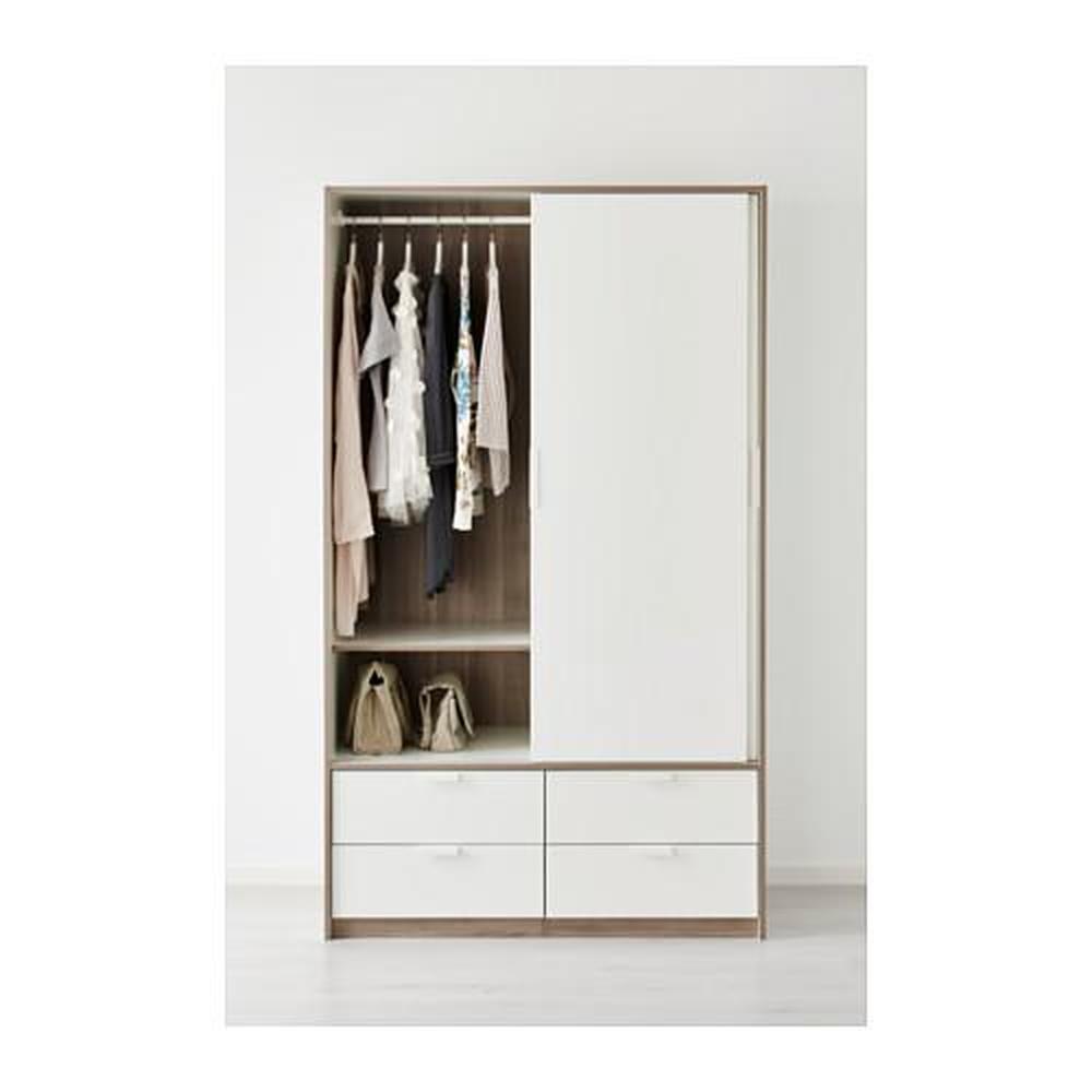 TRYSIL wardrobe with sliding doors / 14 box (114.14.14) - reviews