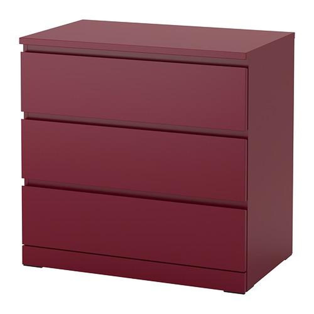 Ikke moderigtigt Scrupulous Faldgruber MALM chest of drawers with 3 drawers (404.502.70) - reviews, price, where  to buy