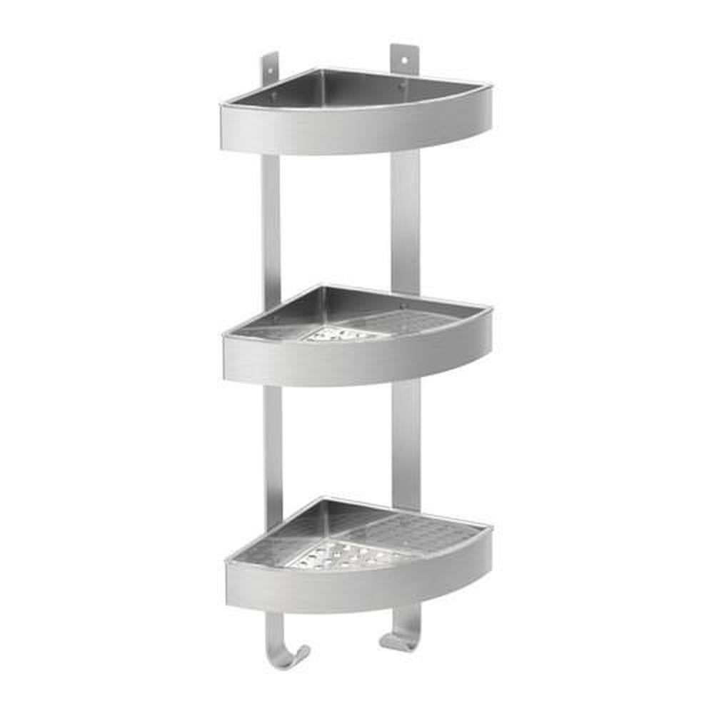 Corner shower caddy: The Grundtal extra long version - IKEA Hackers