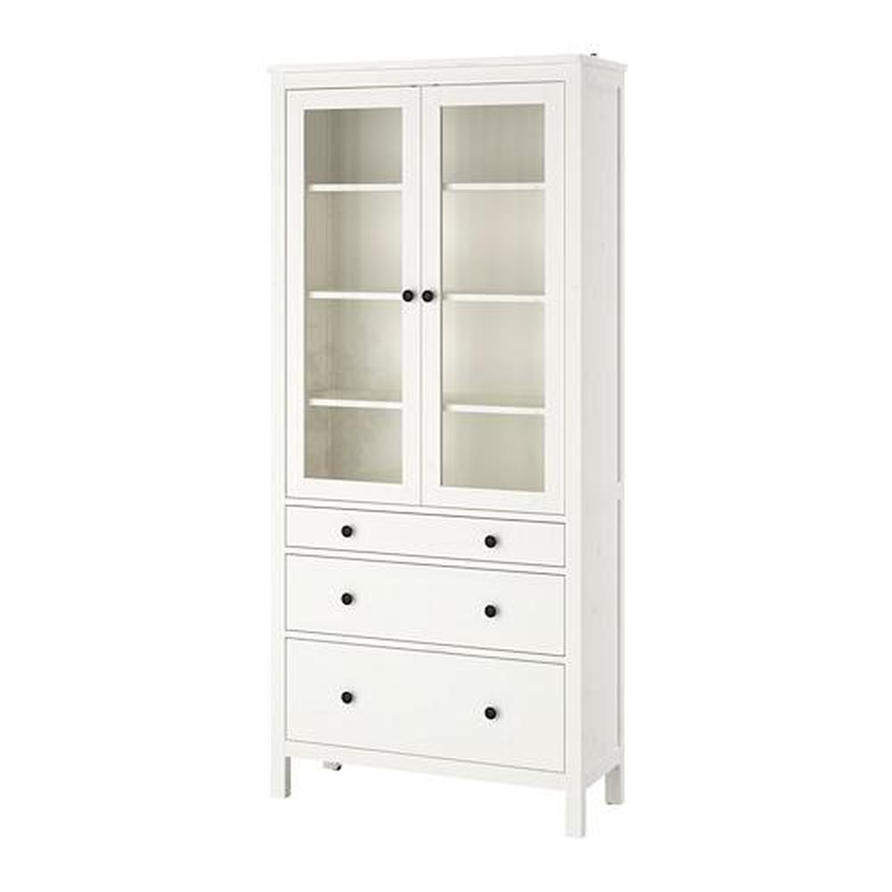 Op tijd fee september HEMNES display cabinet with 3 drawers (503.717.72) - reviews, price, where  to buy